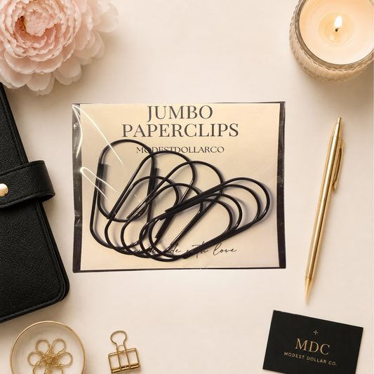 The Jumbo Paper Clip Set 5 Pack (Multiple Colors)