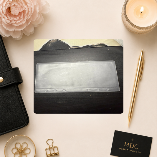 Frosted PVC Cash Envelope