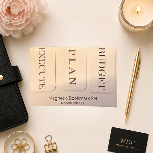 Budget Binder Magnetic Bookmarks | Set of 3