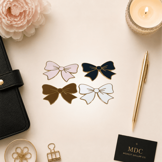 Bow Magnetic Pin — Color Options - ModestDollarCo