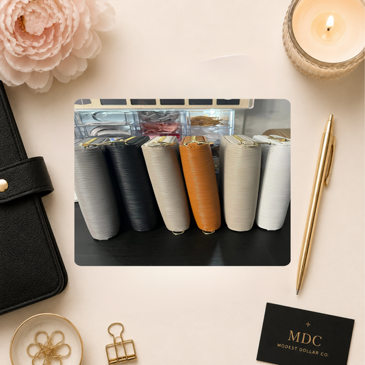 The Haven – A6(Personal) Zippered Binder Wallet with Wristlet
