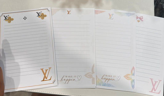 The LoVe Set Vol. 1 | Luxury-Inspired Note Paper