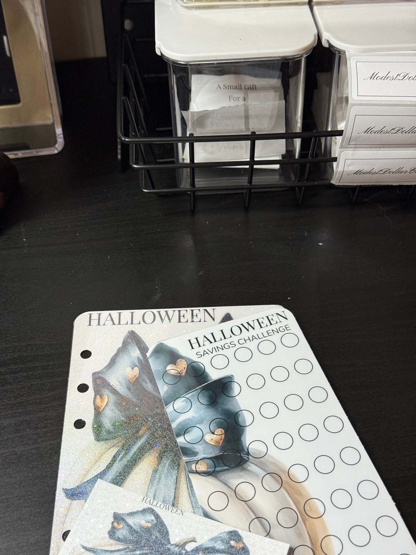 Halloween Savings Challenge Set- Cream pumpkin