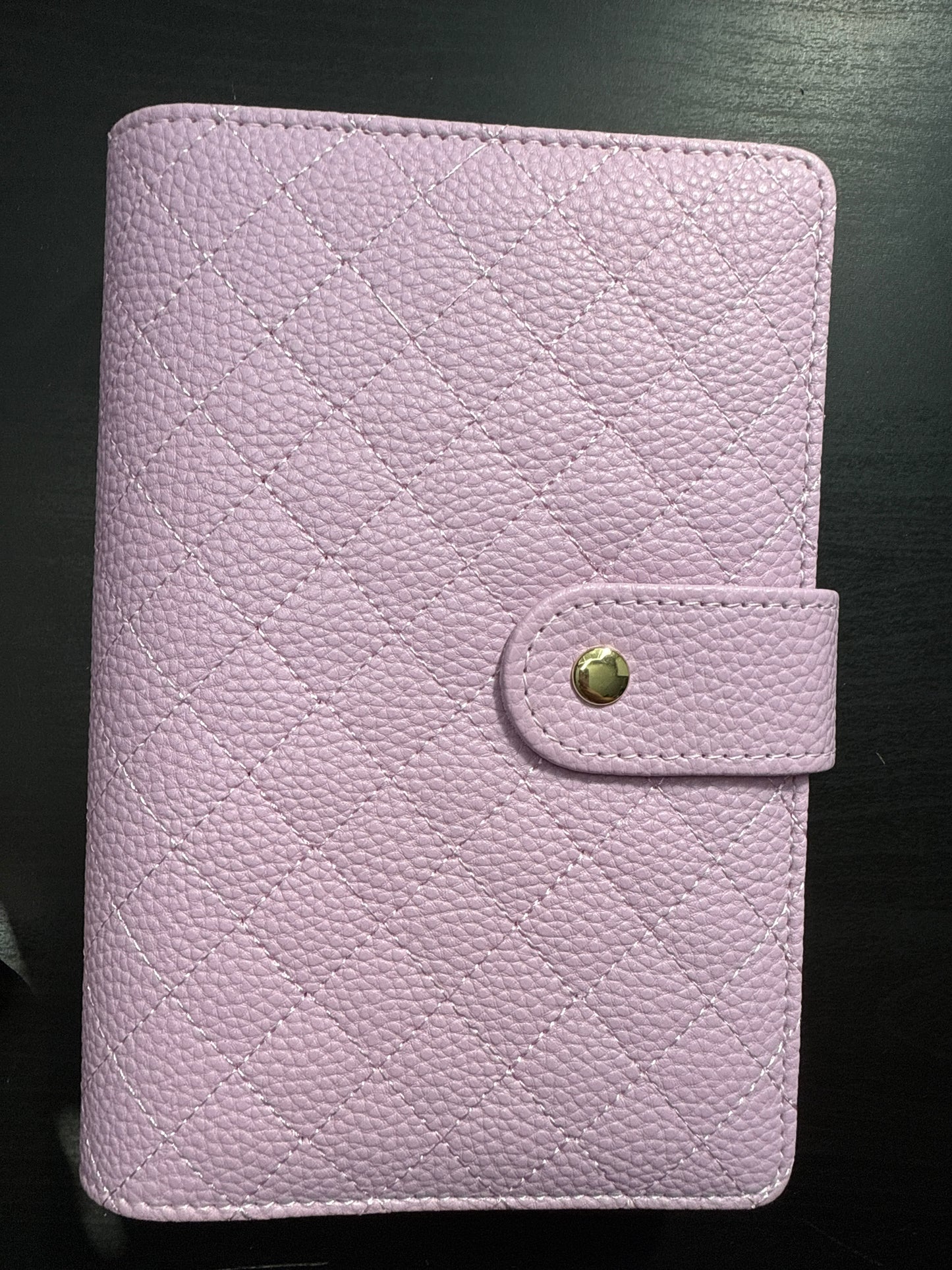 The Harmony– A6 Budget Binder | Gold Rings | Quilted Ring Binder