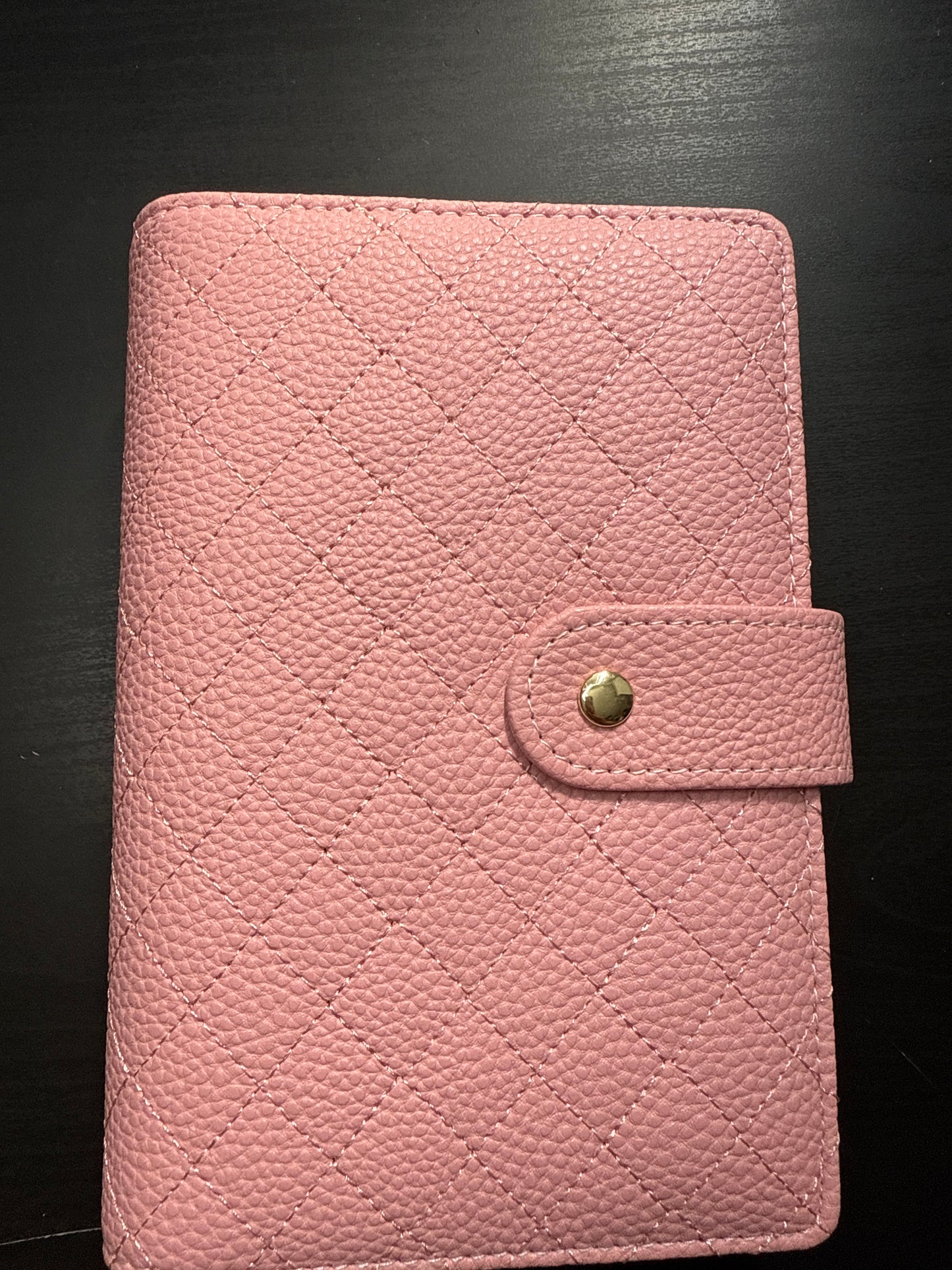 The Harmony– A6 Budget Binder | Gold Rings | Quilted Ring Binder