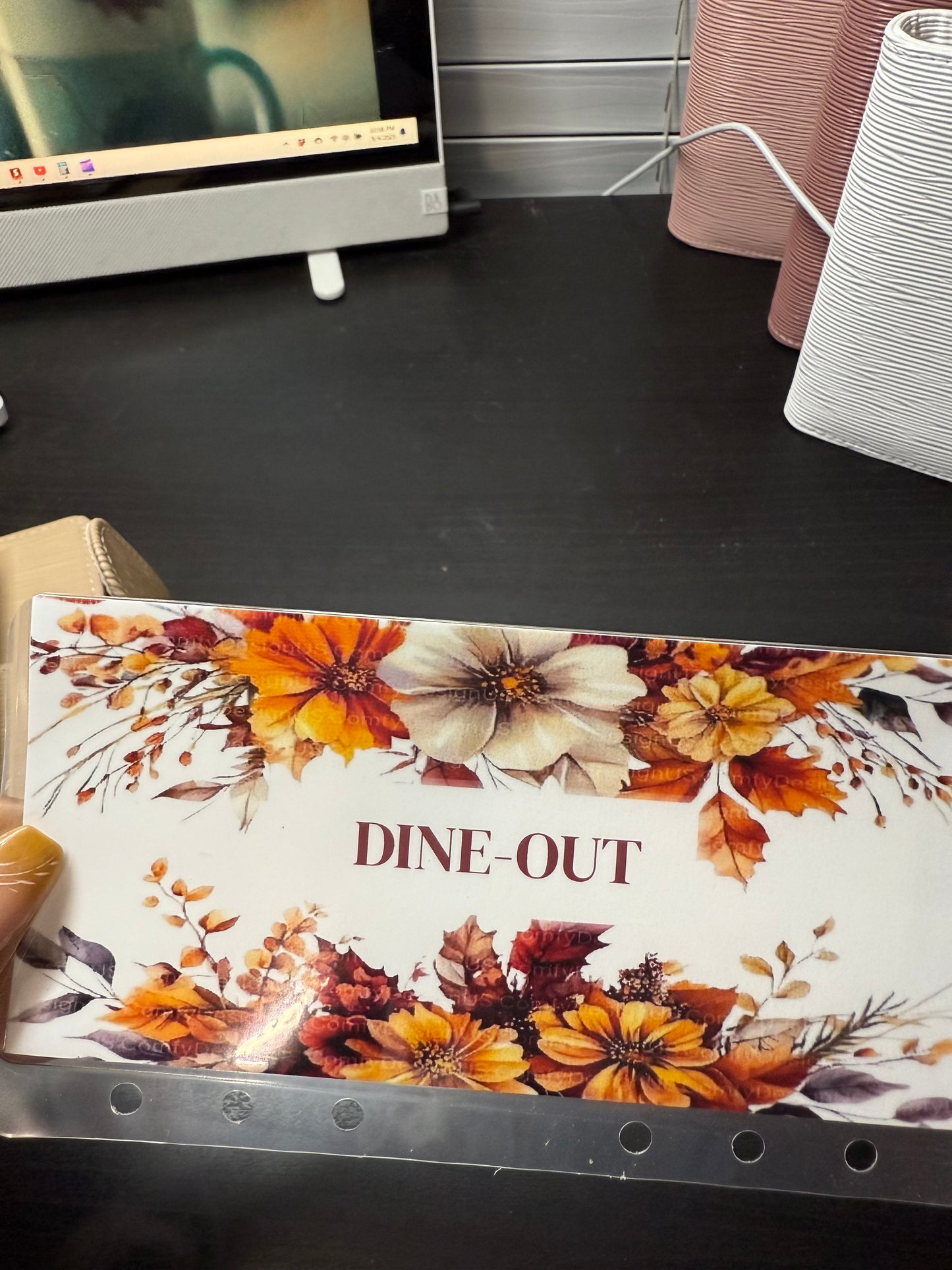Fall Glossy Cardstock Cash Envelopes – A6 Personal Size