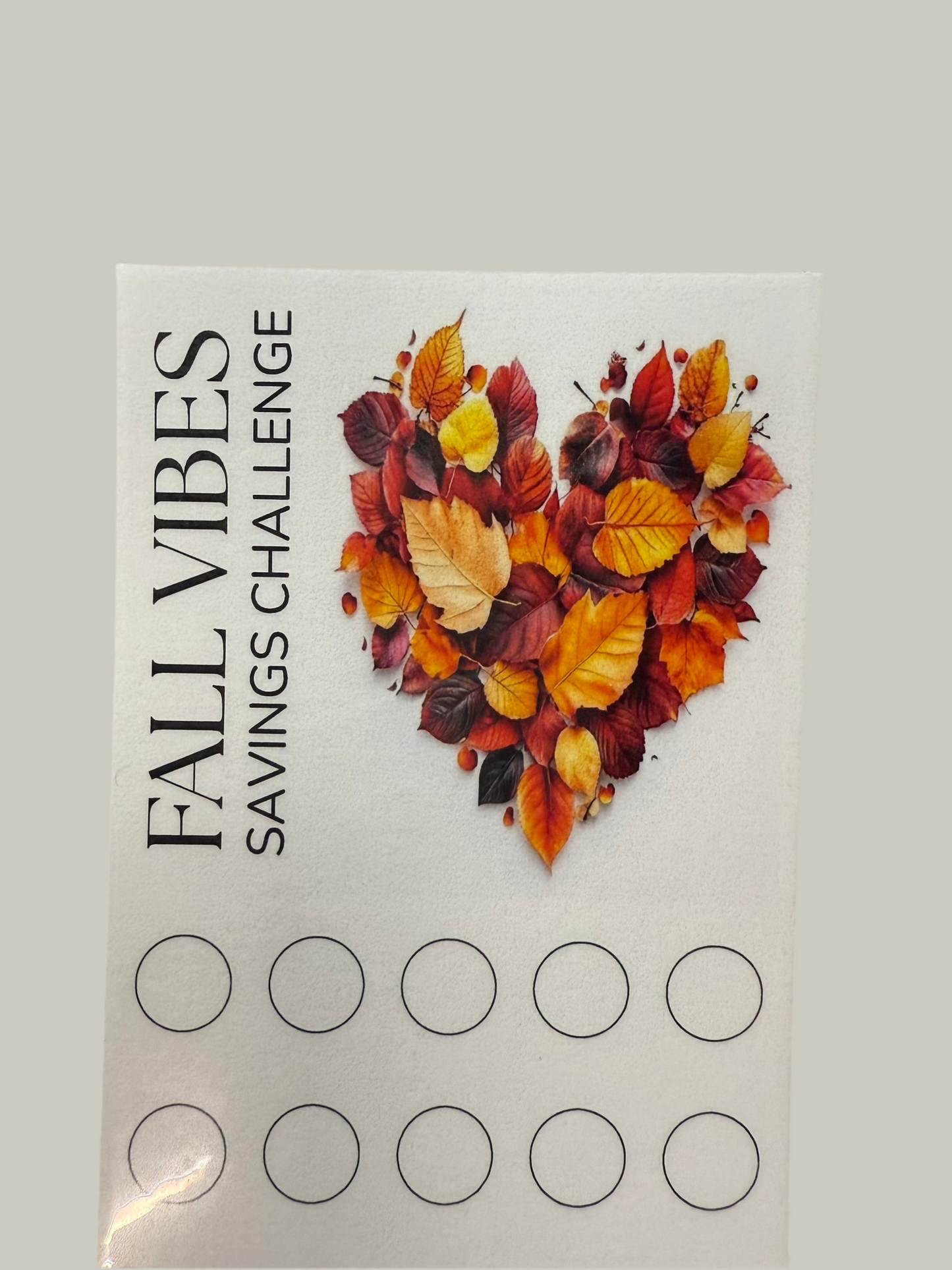 Saving Challenge Trackers – | Fall Color