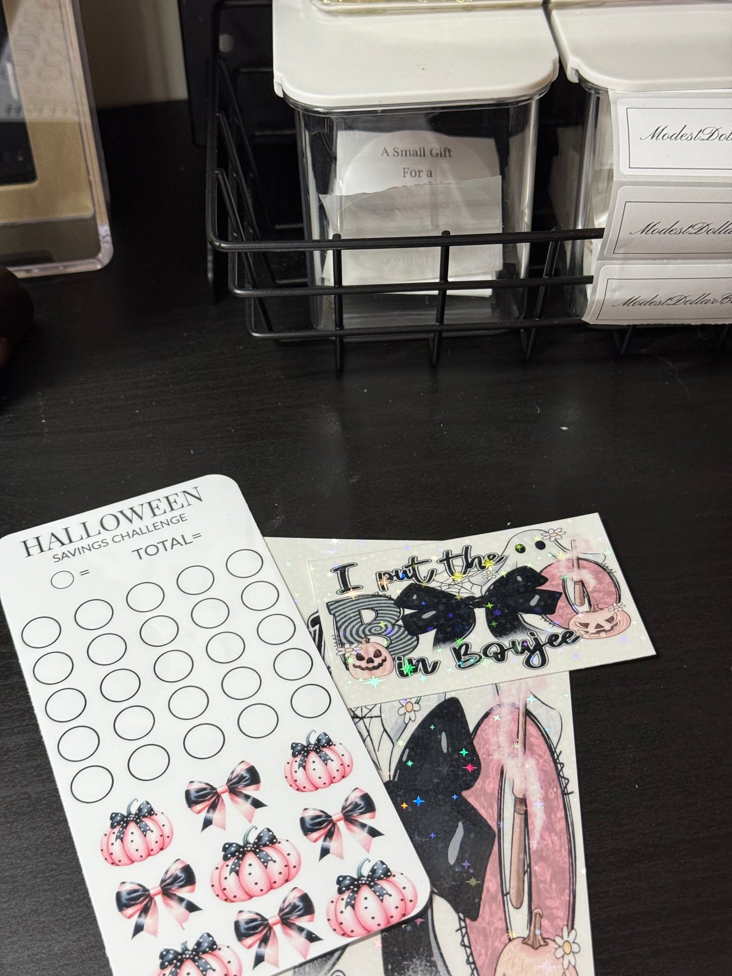 Halloween Savings Challenge Set- pink