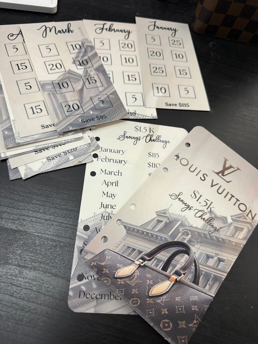 Louis Bag $1.5K Saving Challenge