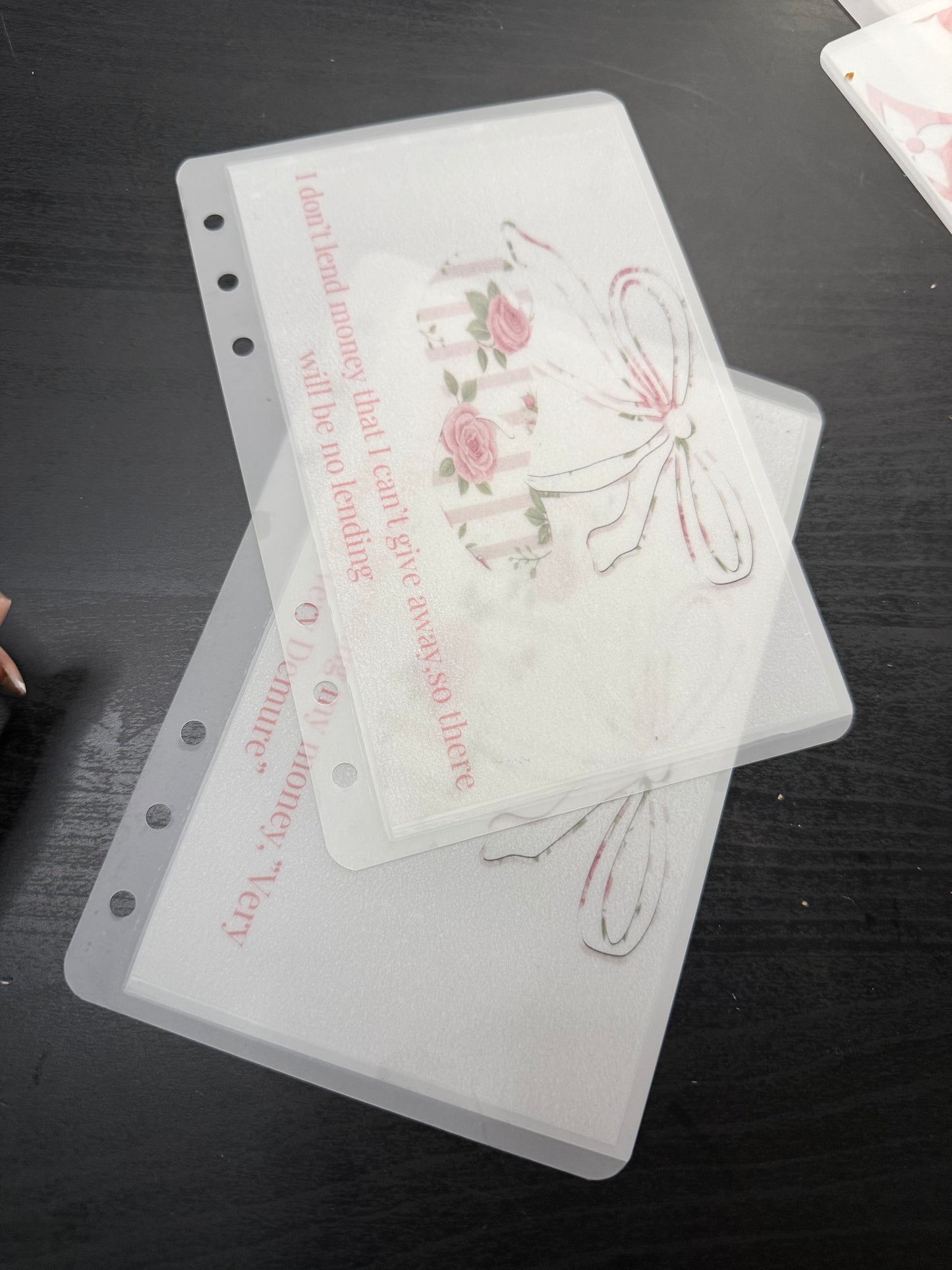 Coach Cherry Matte Vellum Cash Envelopes-A5 Size-Multiple Options