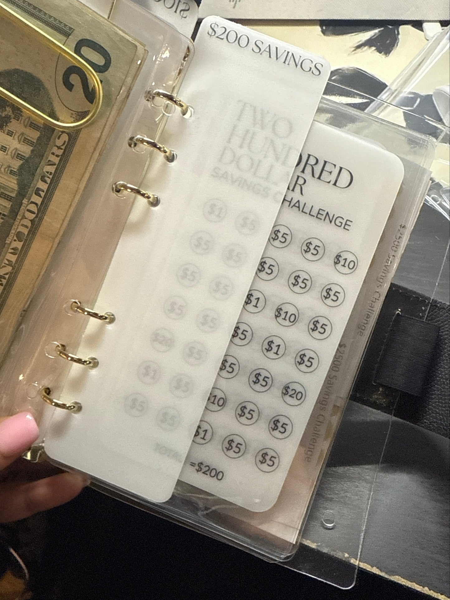 $2,500 Savings Challenge Collection – A6 Personal Savings Trackers, Bookmarks & Envelopes | Modest Dollar Co.