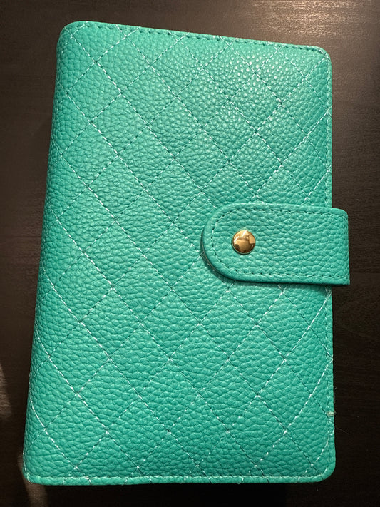 The Harmony– A6 Budget Binder | Gold Rings | Quilted Ring Binder