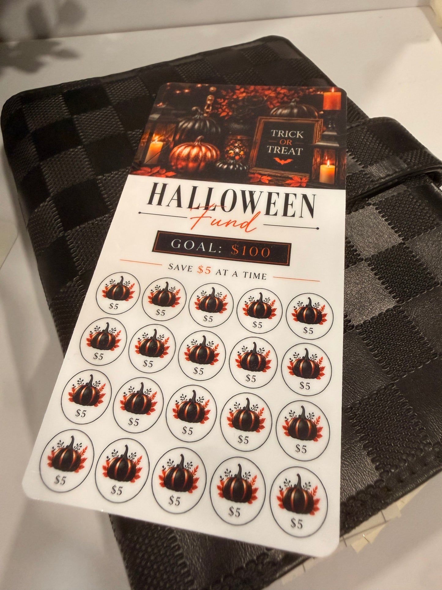 Halloween Fund Savings Challenge
