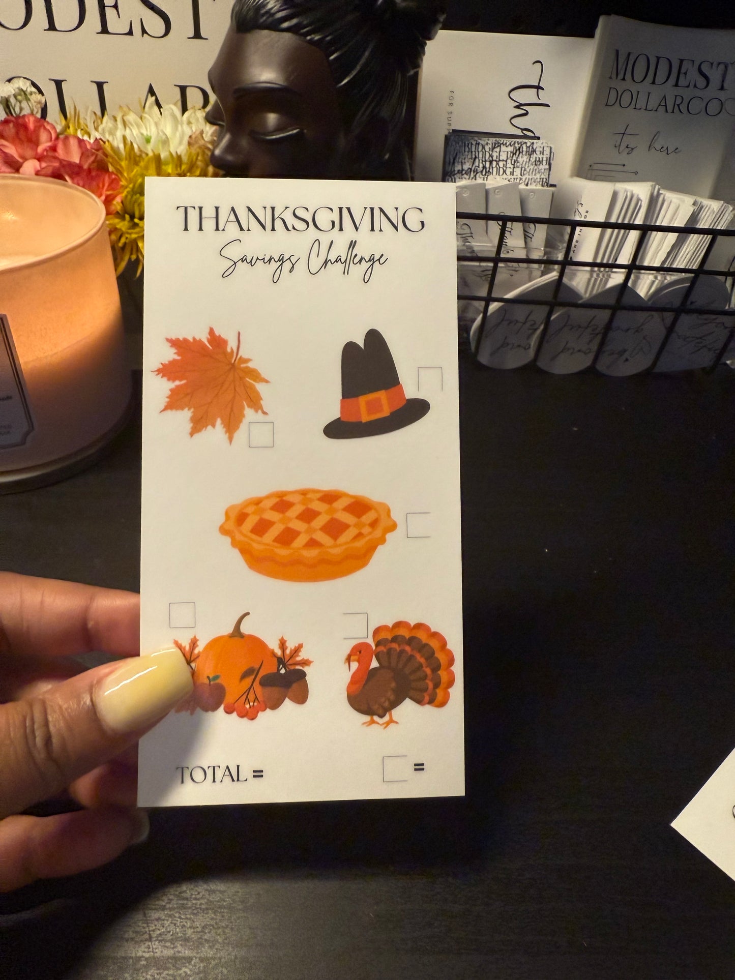 Thanksgiving Savings Challenge