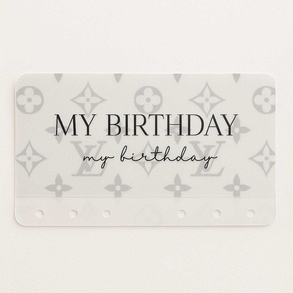 Luxe Matte Vellum Cash Envelopes – A6 Personal Size