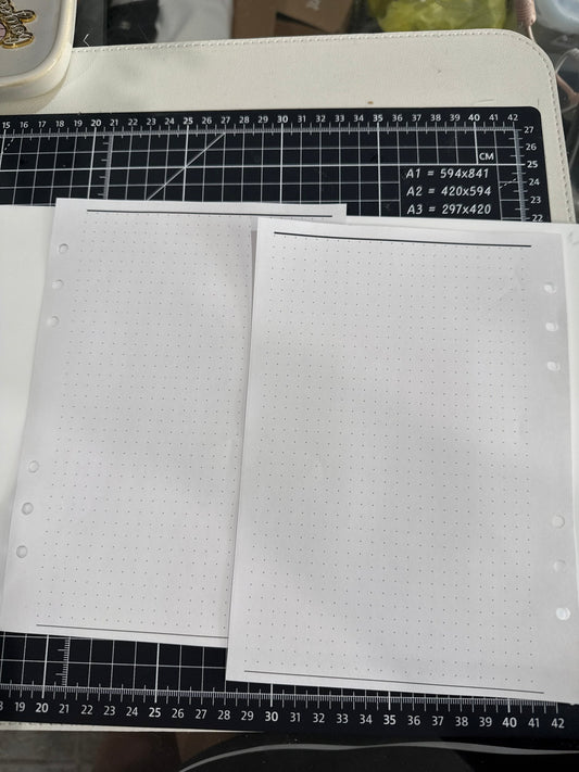 A5 Dot Grid Inserts | Premium Planner Refill - ModestDollarCo