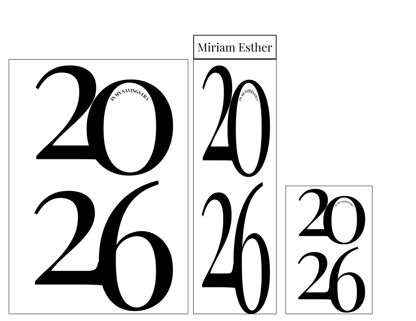 2026 “In My Savings Era”- Dashboard - ModestDollarCo