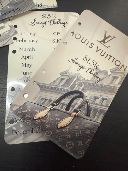 Louis Bag $1.5K Saving Challenge
