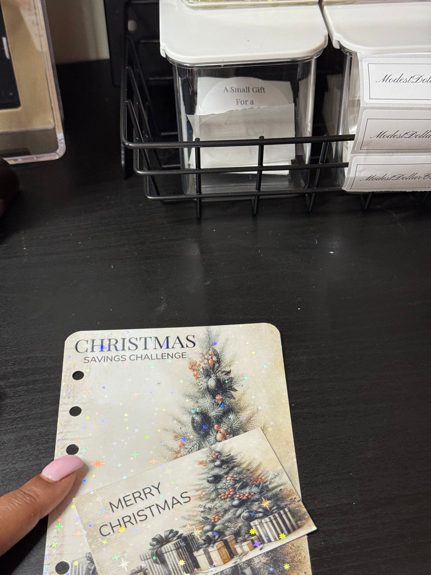 Christmas Savings Challenge Set- Blackout