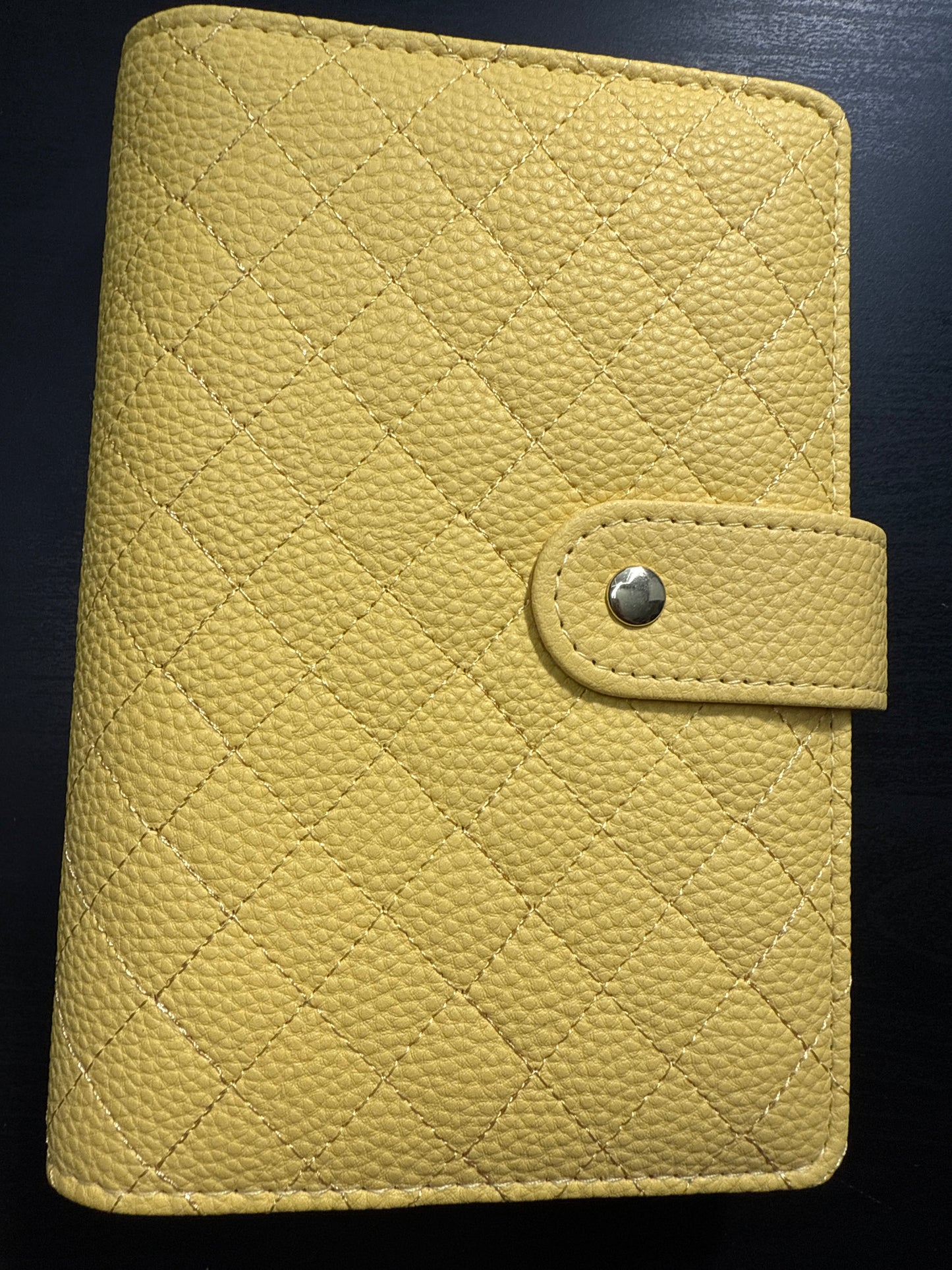 The Harmony– A6 Budget Binder | Gold Rings | Quilted Ring Binder