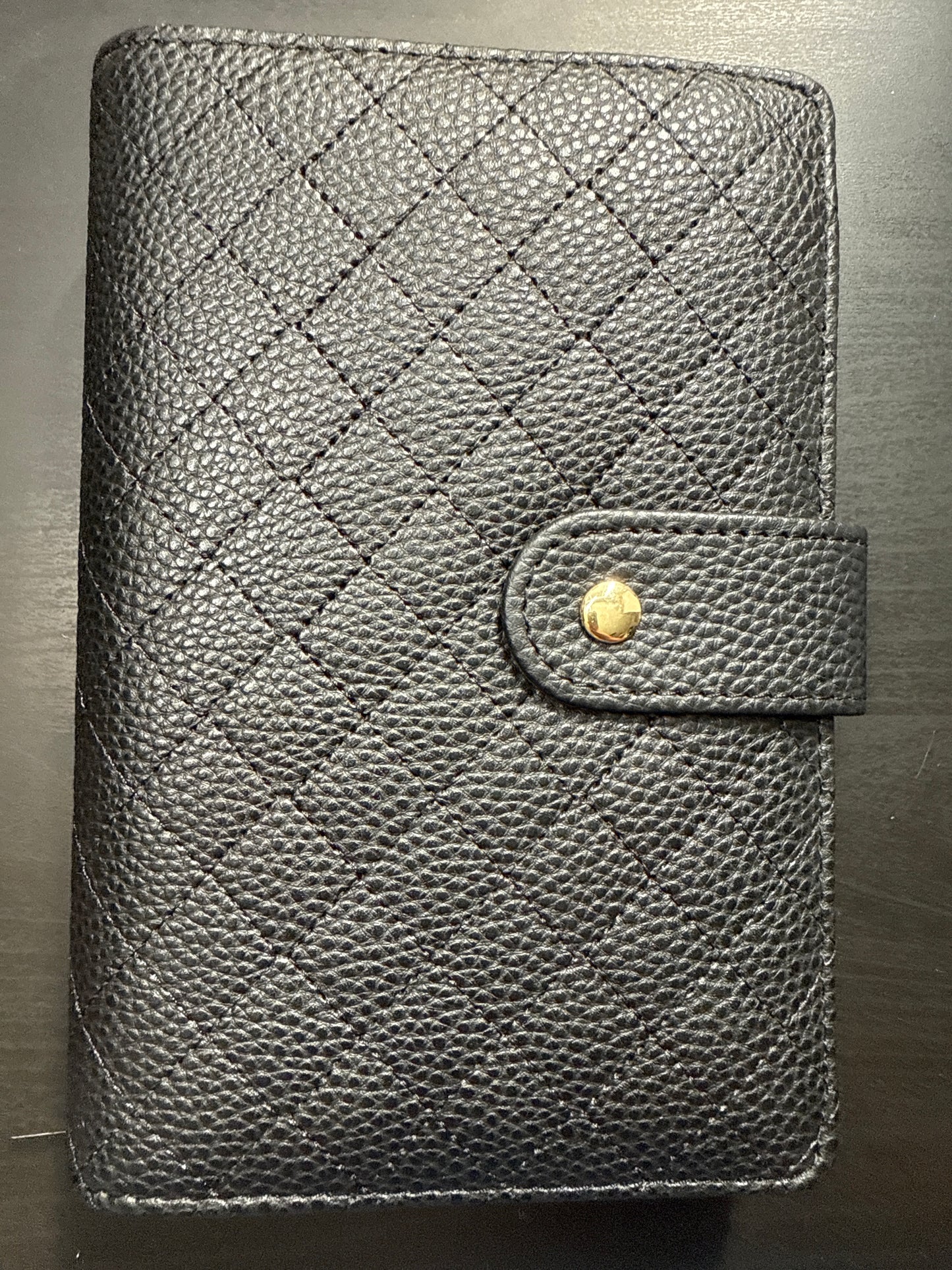The Harmony– A6 Budget Binder | Gold Rings | Quilted Ring Binder