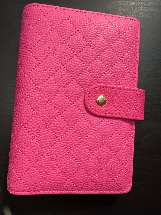 The Harmony– A6 Budget Binder | Gold Rings | Quilted Ring Binder