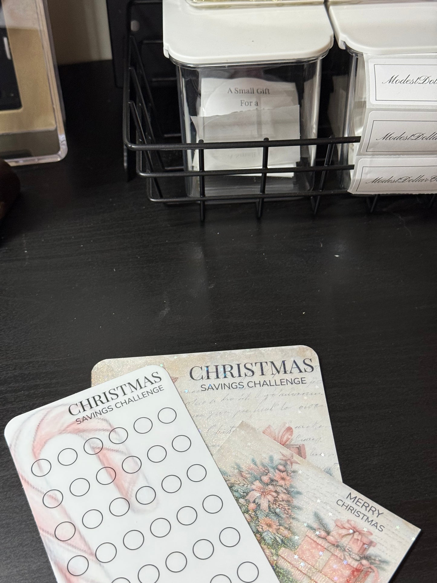 Christmas Savings Challenge Set- Pink
