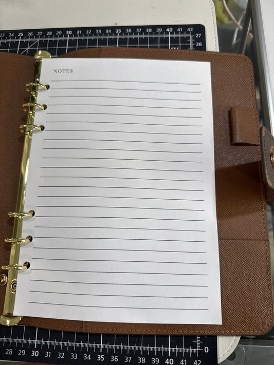 A5 Lined Notes Inserts | Premium Planner Refill - ModestDollarCo