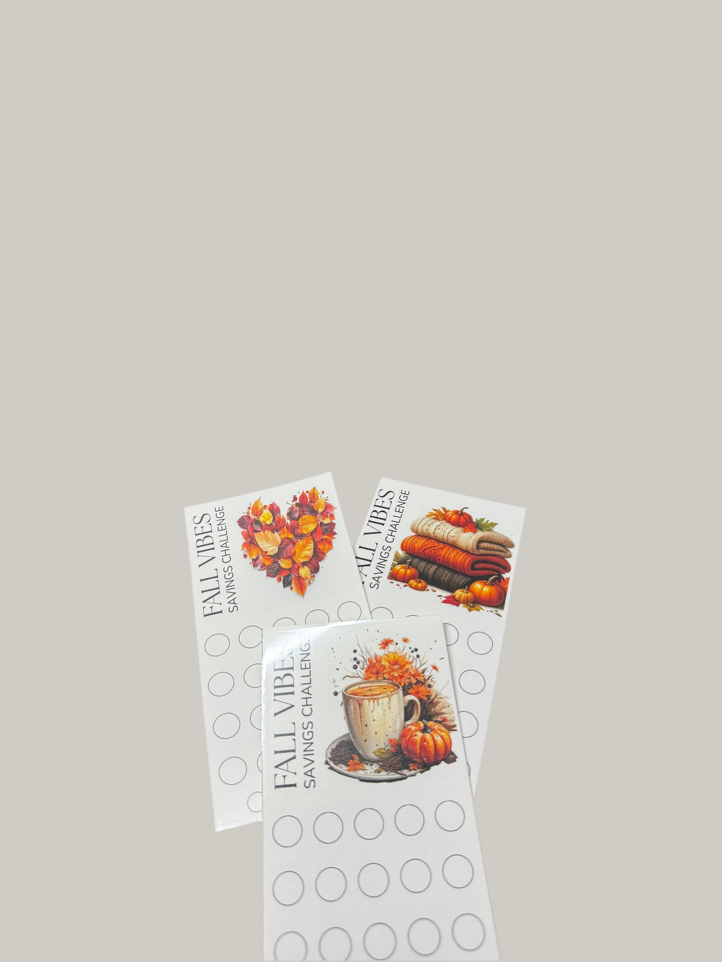 Saving Challenge Trackers – | Fall Color