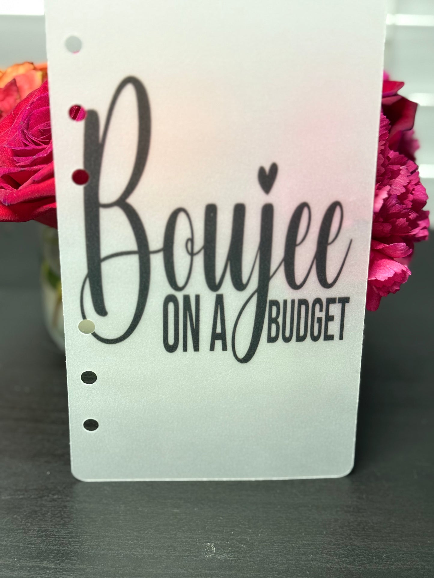 Boujee on A Budget Dashboard/Bookmark Duo