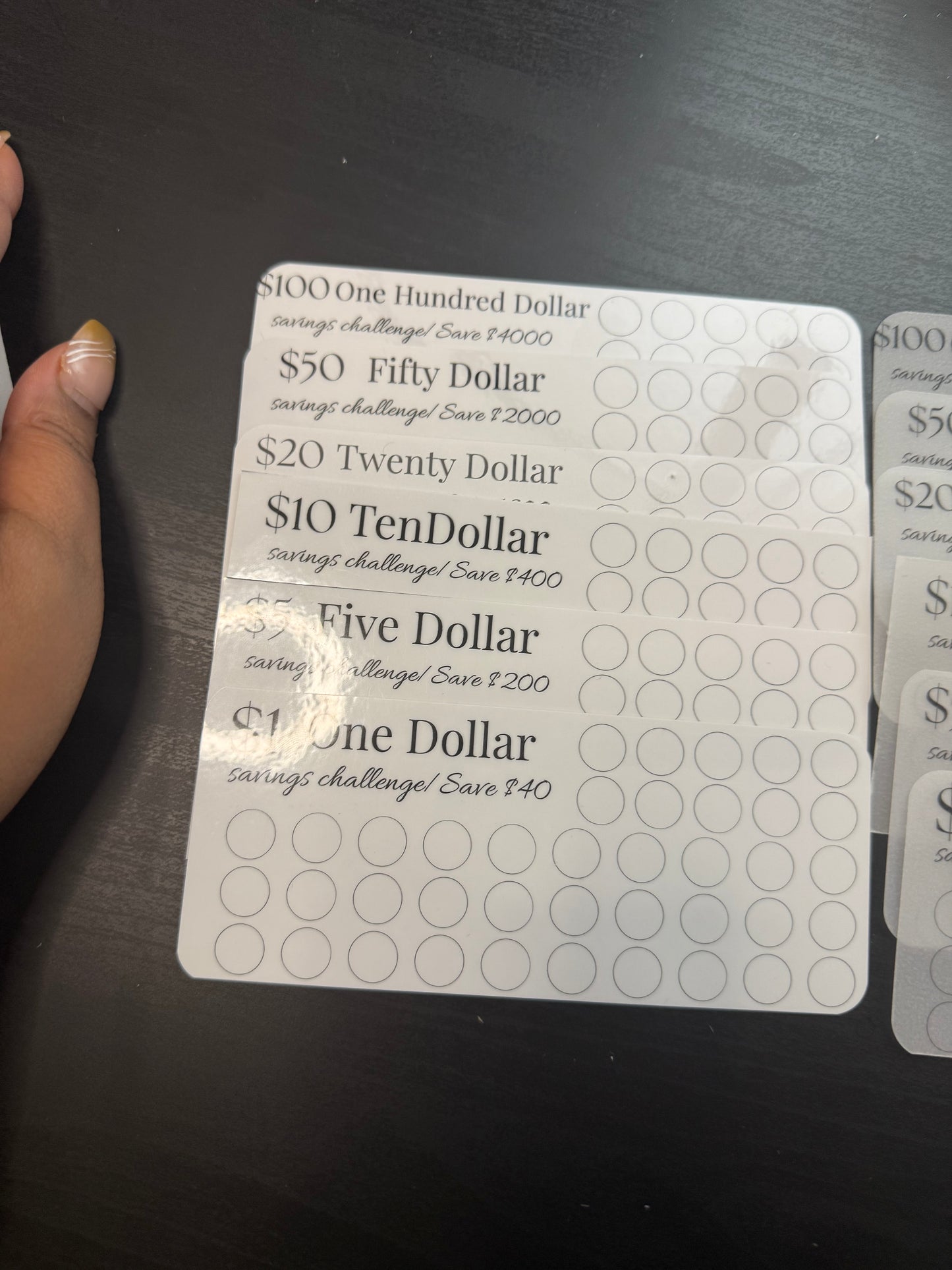 Denomination Savings Challenge Bundle – $1 to $100
