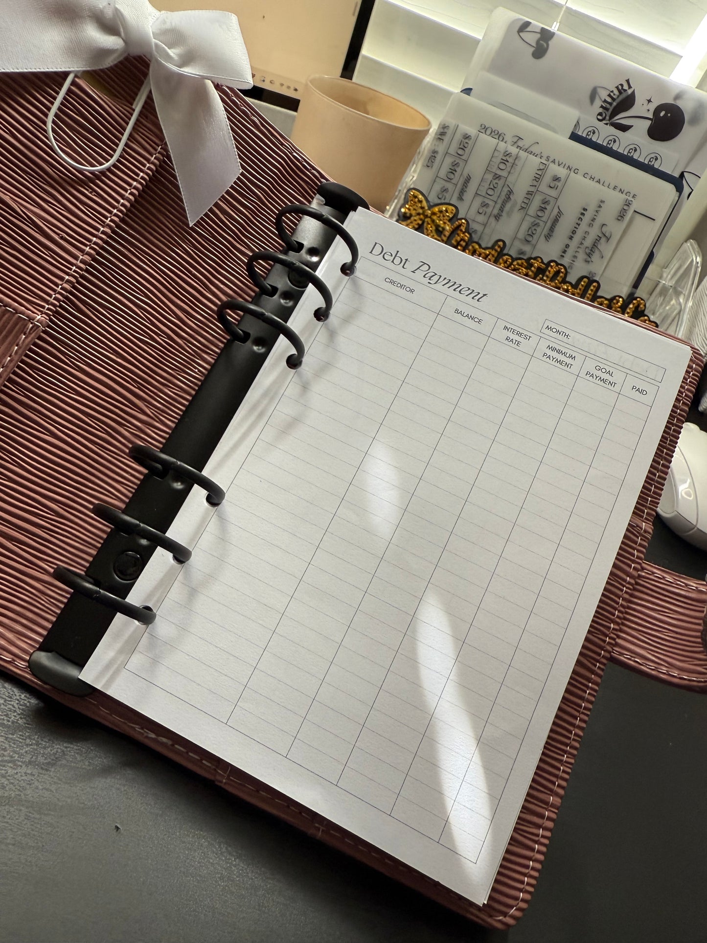 The Budget Basics Bundle – A5 & A6 Personal Wide Inserts (15 Double-Sided Sheets)