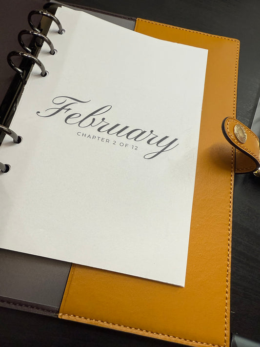 Basic Calendar Bundle – 12-Month Paper Inserts