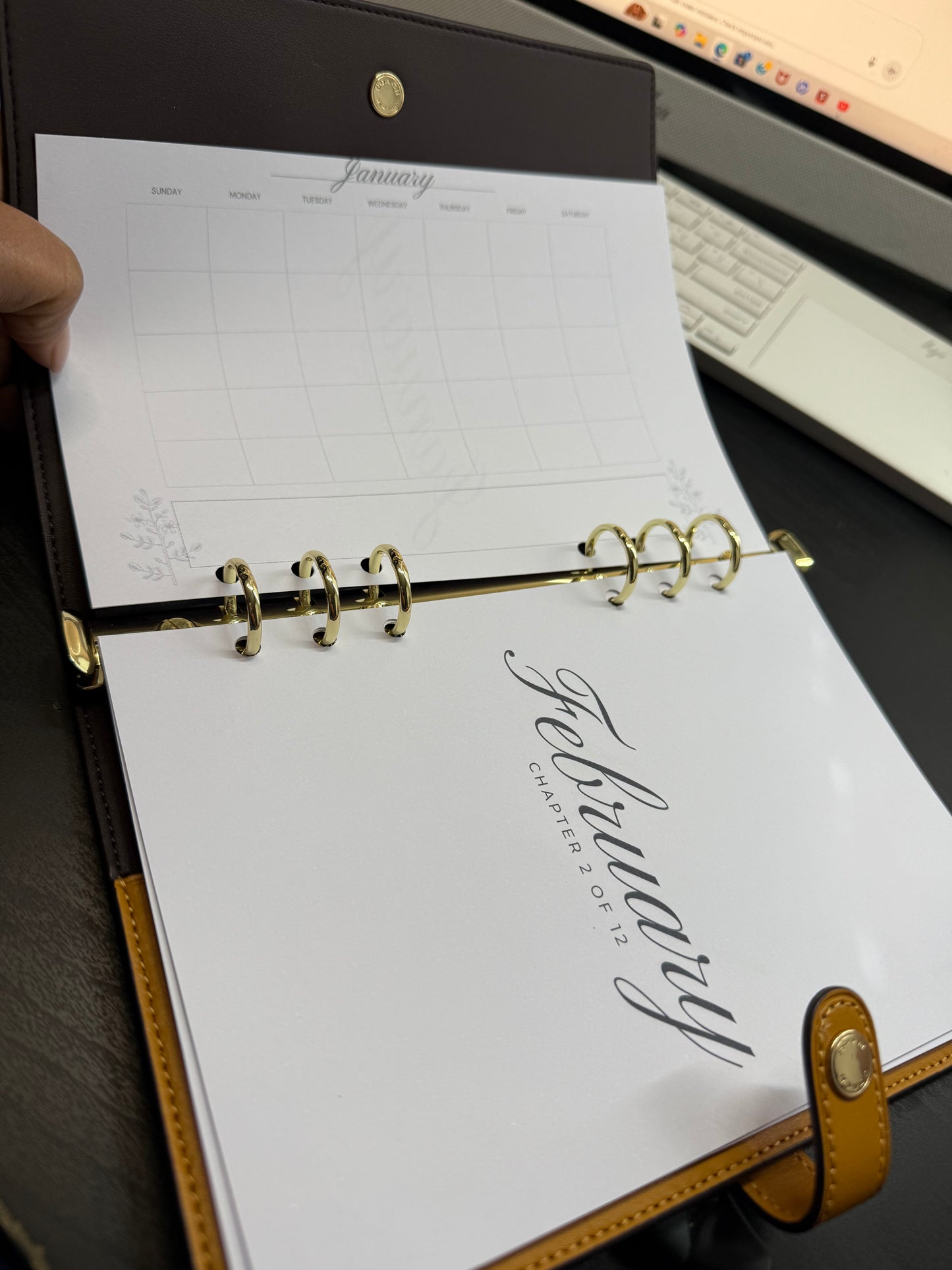 The Calendar Basics Bundle – 2026 A5 & A6 Personal Wide Inserts (12 Double-Sided Sheets)