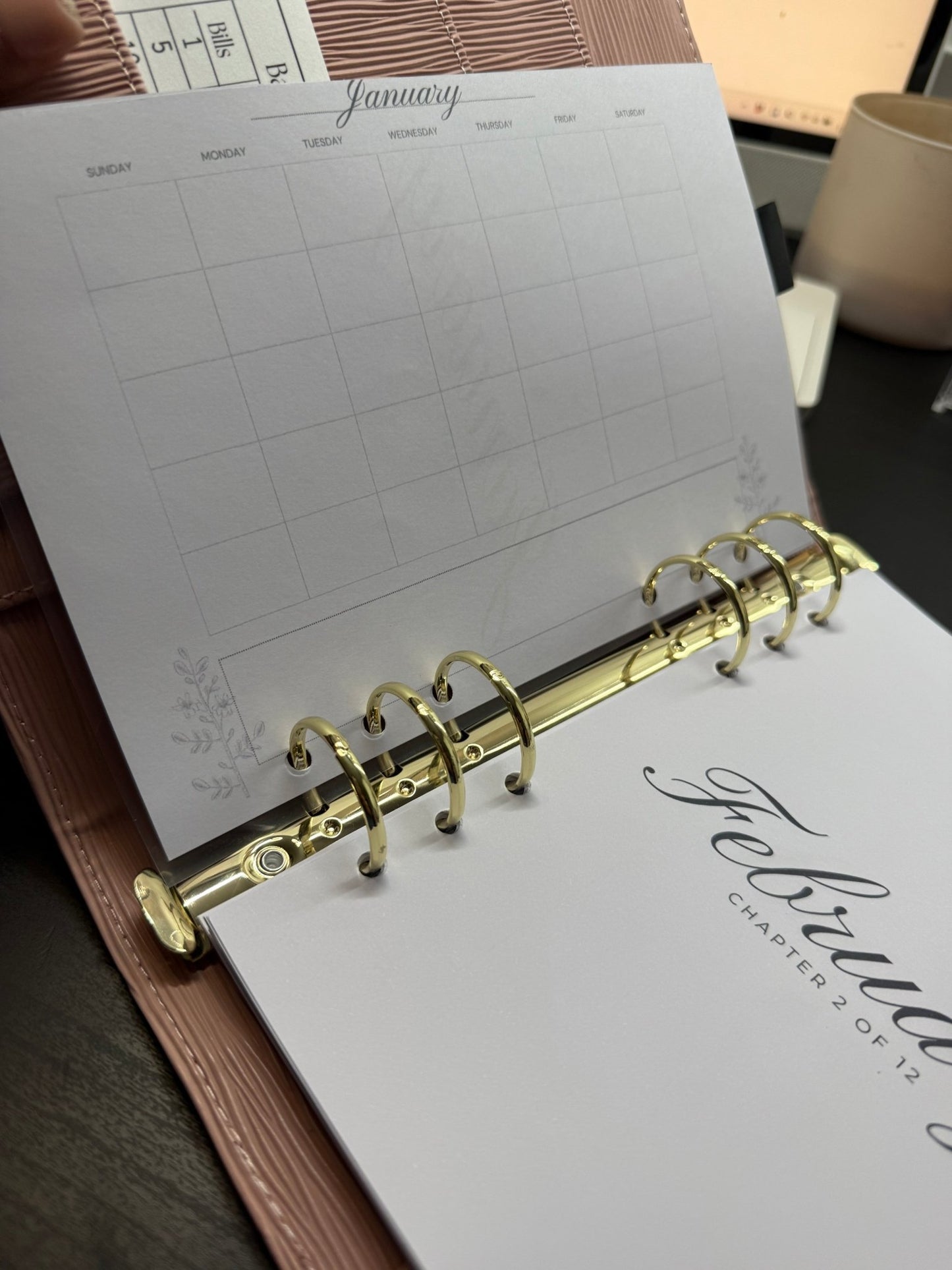 Basic Calendar Bundle – 12-Month Paper Inserts - ModestDollarCo