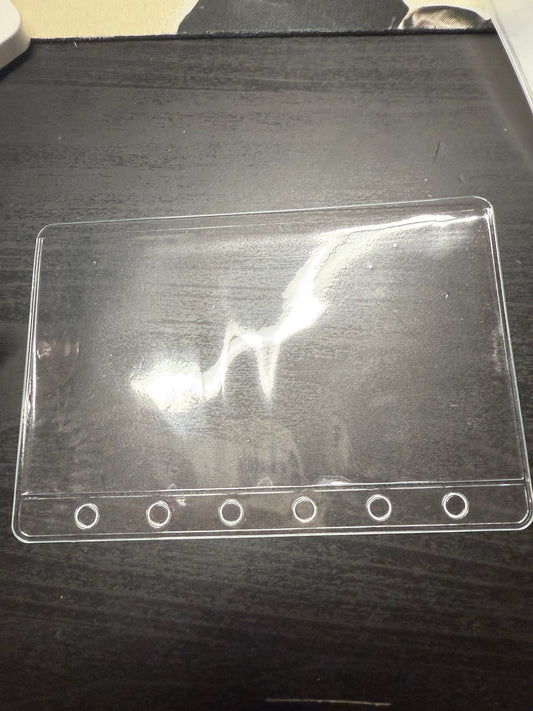 Soft PVC Cash Envelopes – Zipper less • Crystal Clear & Frosted • A7, A6 Personal, A5