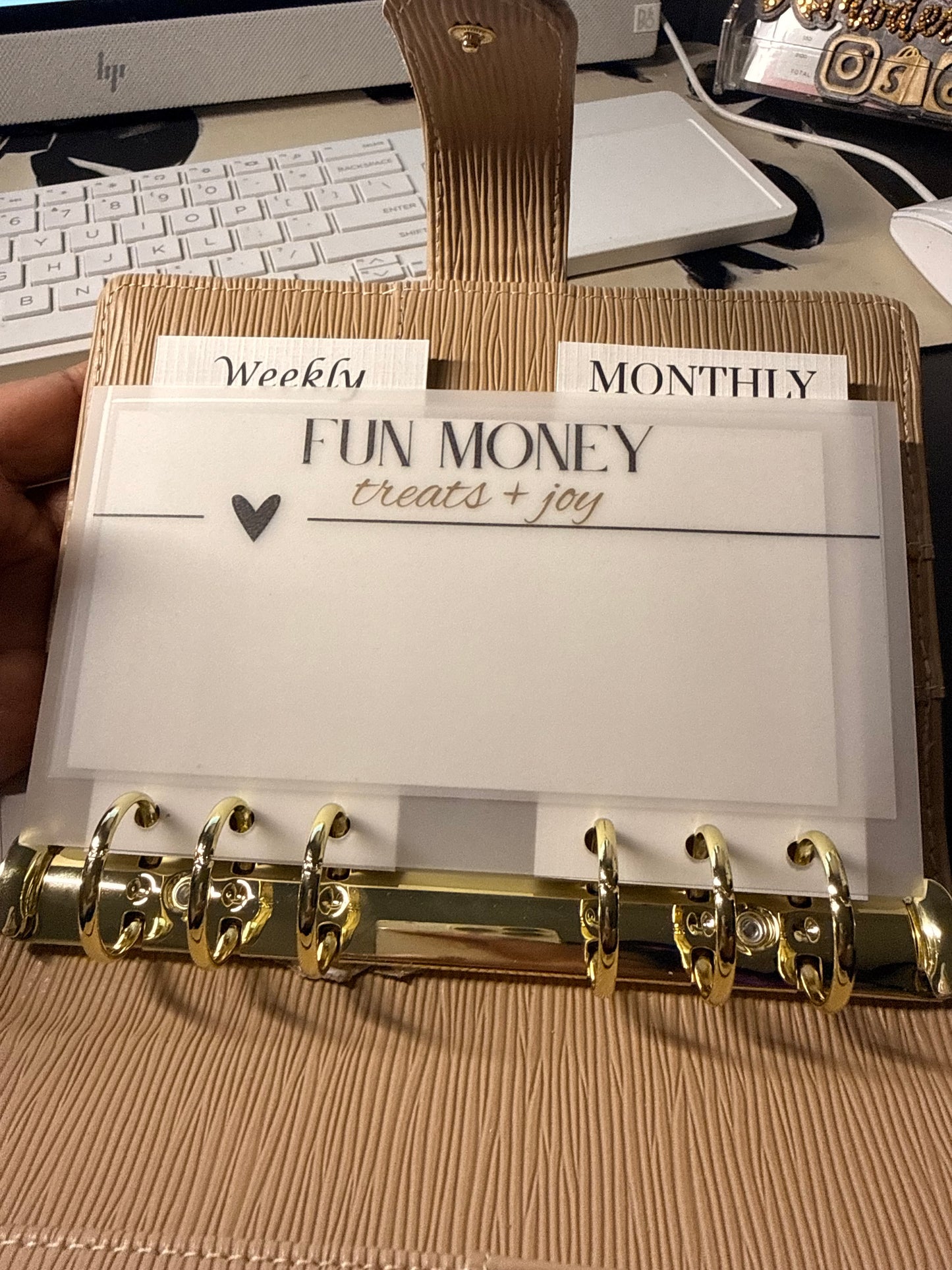 Custom Linen Tab Cards (Half-Punched) — A6 Personal or A5