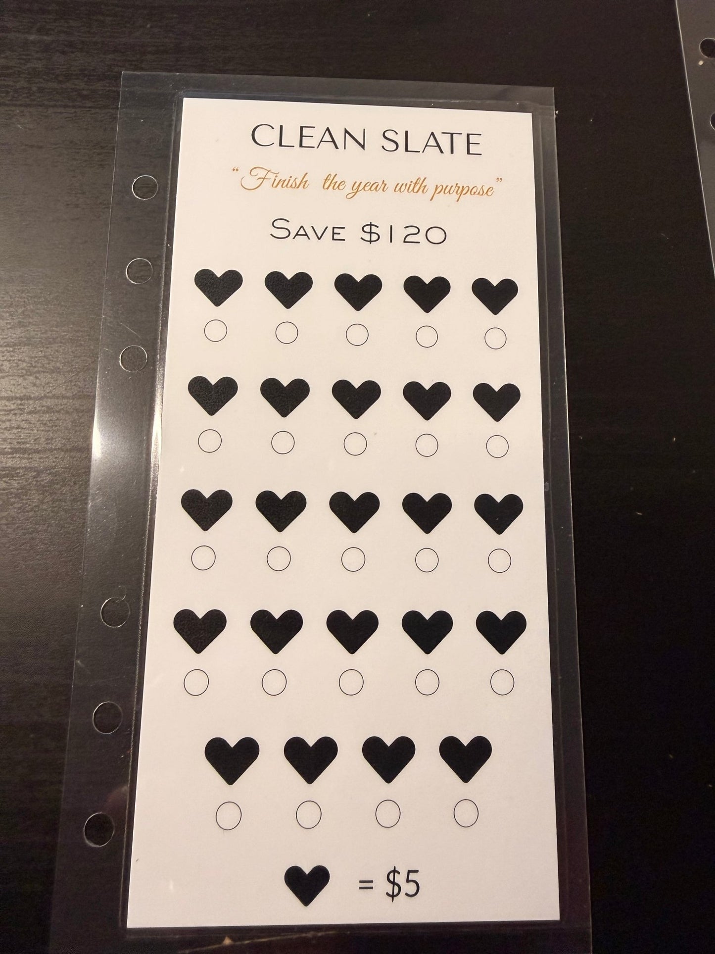 Clean Slate Savings Challenge —A6(Personal) - ModestDollarCo