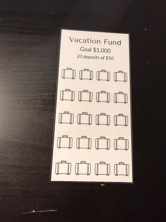 Vacation Fund Savings Challenge – A6 Personal