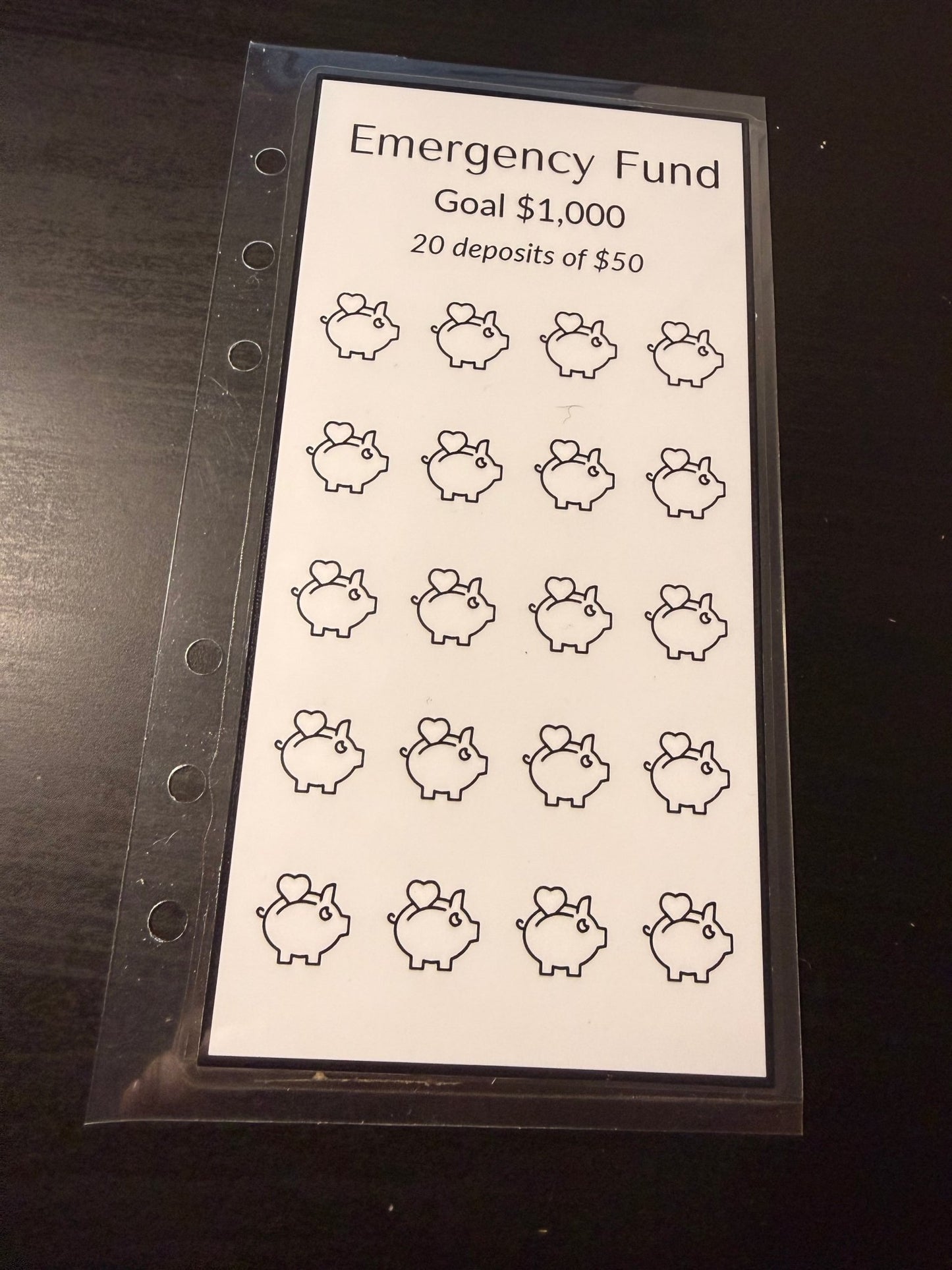 Emergency Fund Savings Challenge – A6 Personal - ModestDollarCo