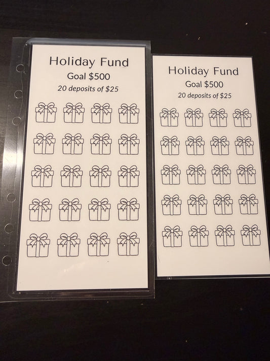 Holiday Fund Savings Challenge – A6 Personal