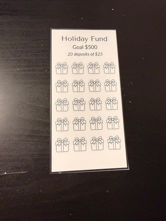 Holiday Fund Savings Challenge – A6 Personal
