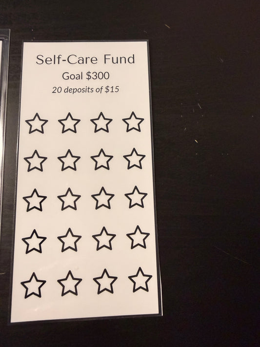 Self-Care Fund Savings Challenge – A6 Personal