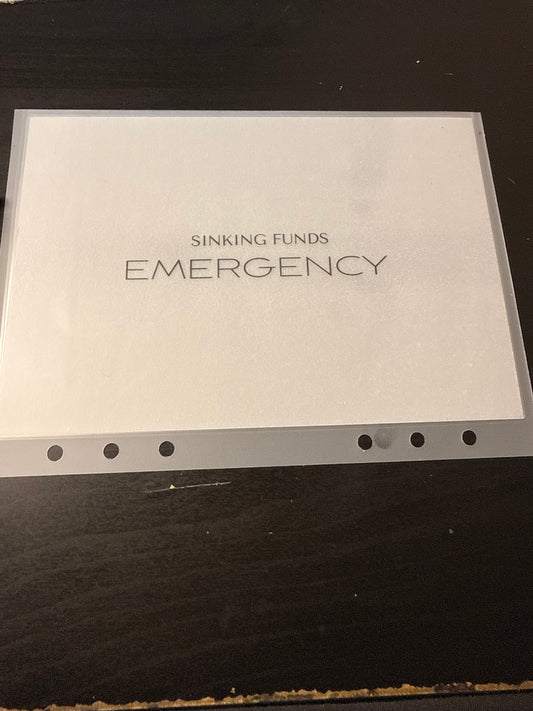 Minimalist duo-Cash Envelopes