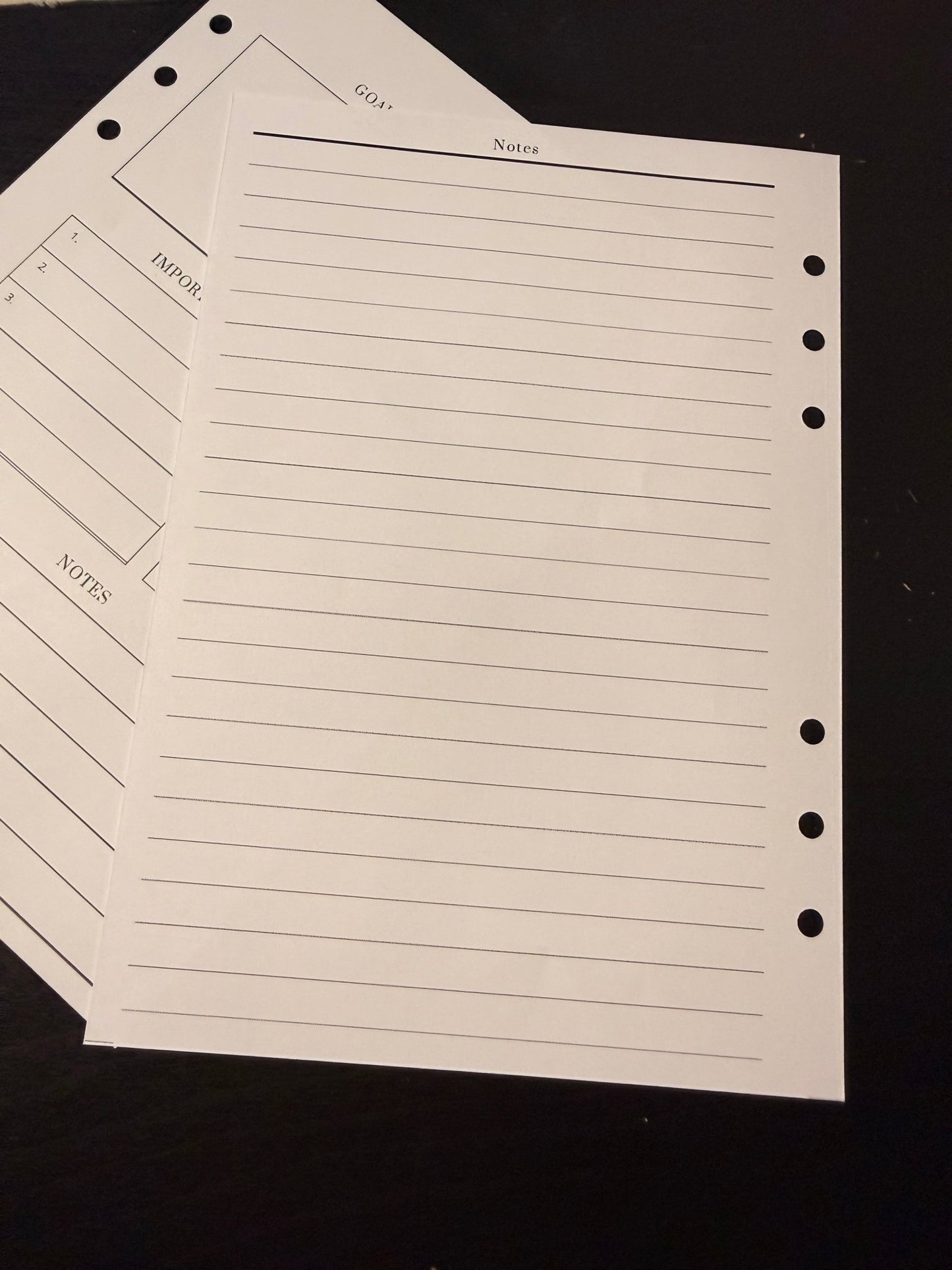 Monthly Calendar Inserts — Goals + 2-Page Calendar + Notes (12 Months) - ModestDollarCo