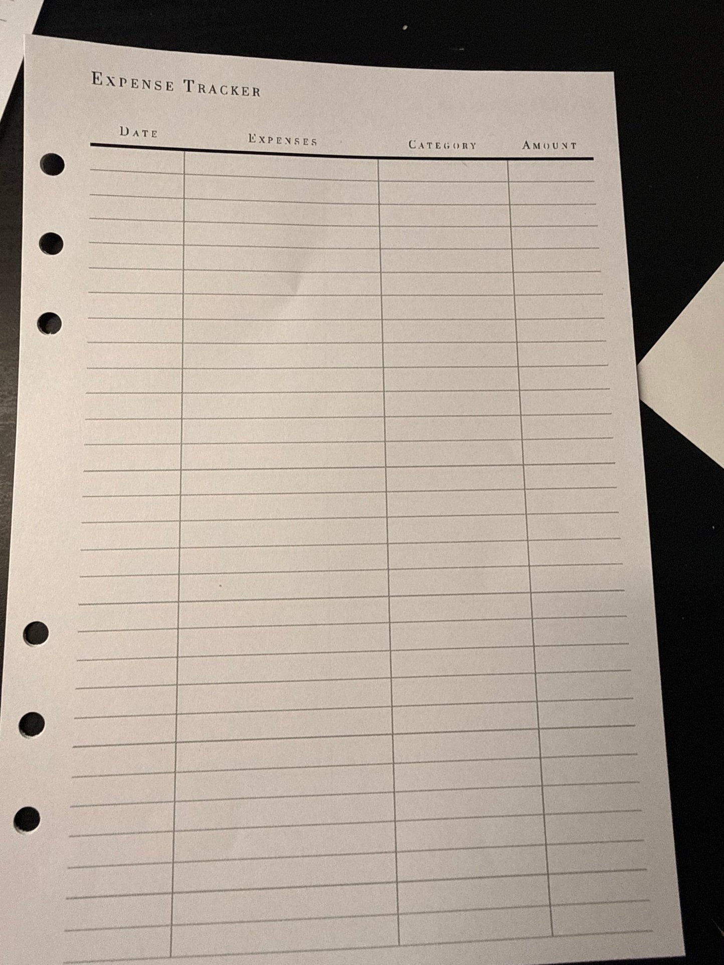 Expense Tracker Inserts - ModestDollarCo