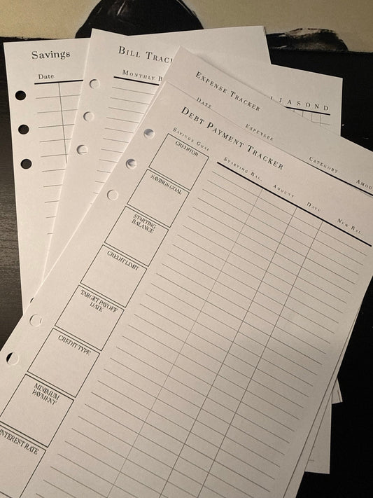 Budget Paper Insert Bundle - ModestDollarCo