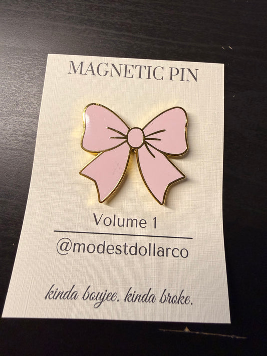 Bows Magnetic Pin — Color Options