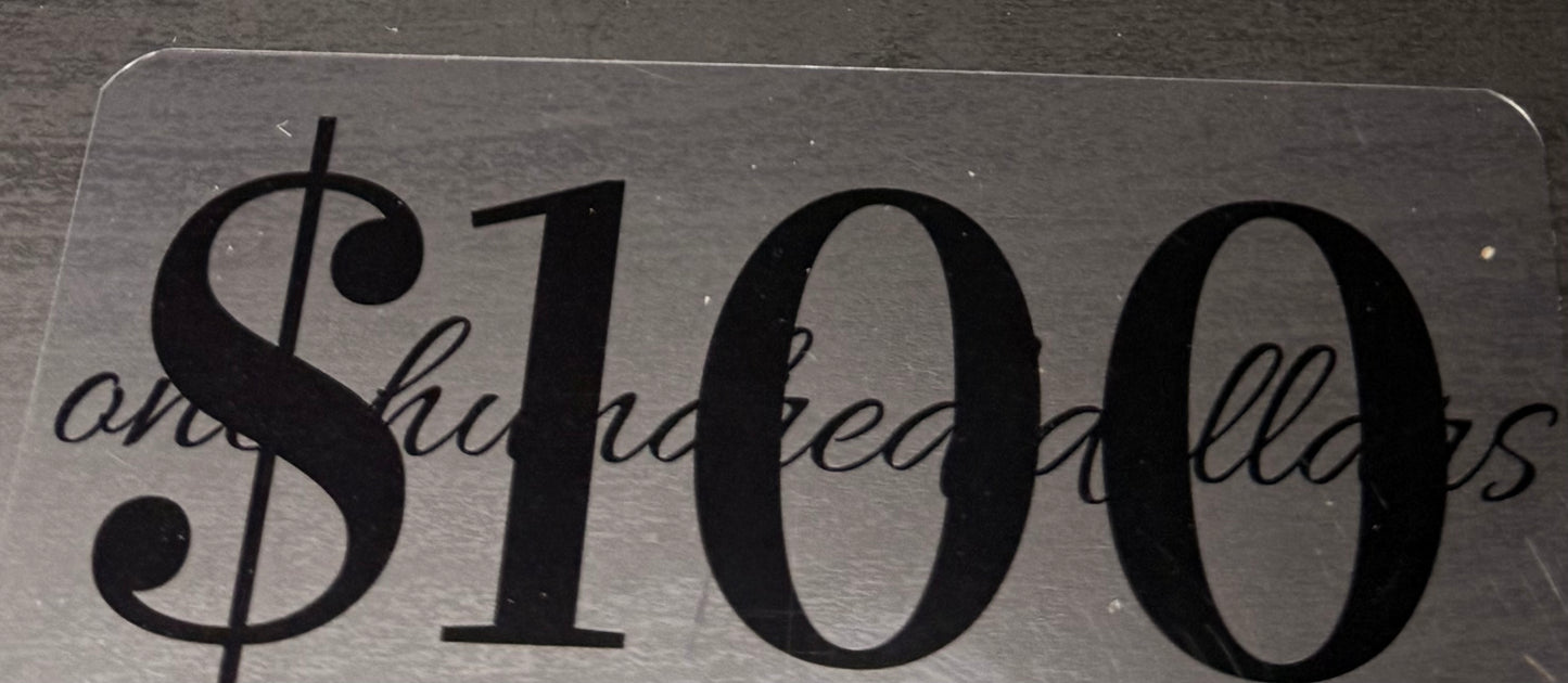 Cash Placeholder— Written Font