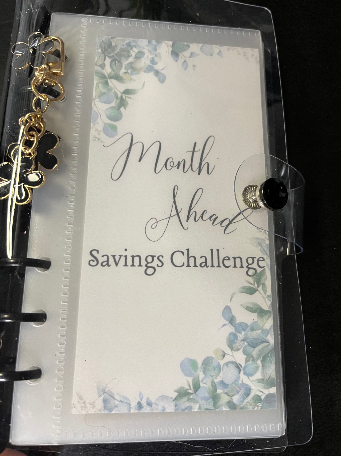 Flowers One Month Ahead Savings Challenge Binder Bundle